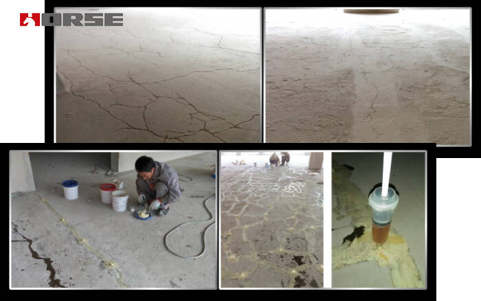 Concrete Flooring Crack Repairs