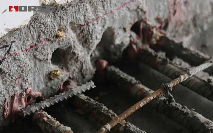 Steel rebar planting