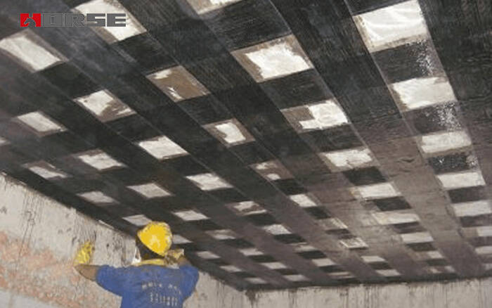 CFRP strengthening reinforced concrete slabs