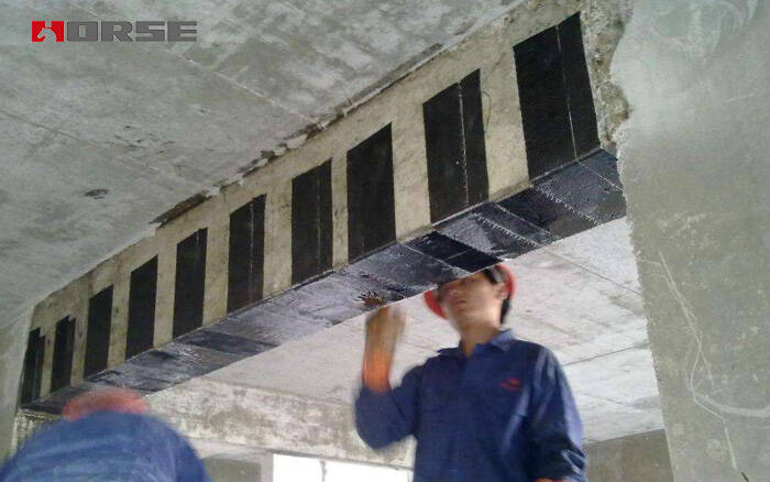 CARBON FIBER FABRIC STRENGTHENING.