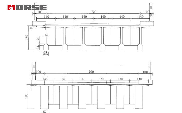 T-beam bridge