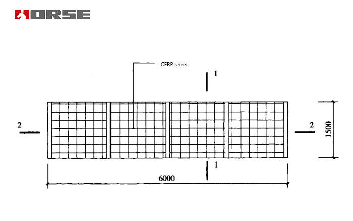 CFRP sheet for retrofitting