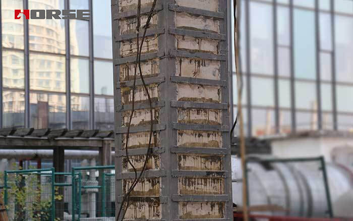 column strengthening by steel plate