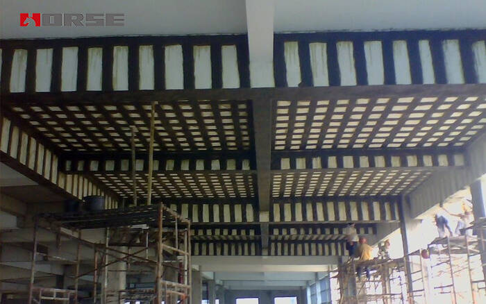 Concrete beam strengthened with fiber reinfroced polymer(FRP) composite