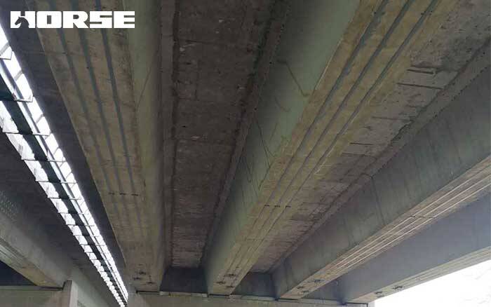 prestressed carbon fiber plate to strengthen bridge beam 