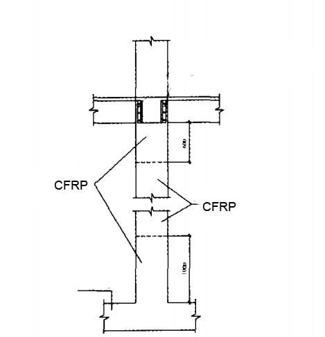 FRP wrap column