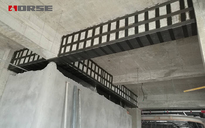 Unidirectional Carbon Fiber Materials Reinforced Concrete Structures