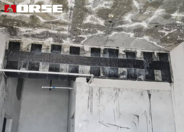ud carbon fiber reinforced concrete beam 
