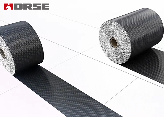 Horse unidirectional carbon fiber fabric