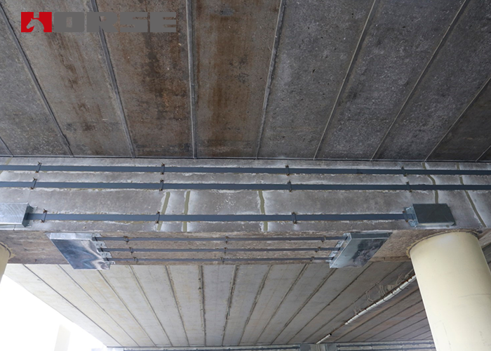 Reinforced Cover Beam With Prestressed Carbon Strip
