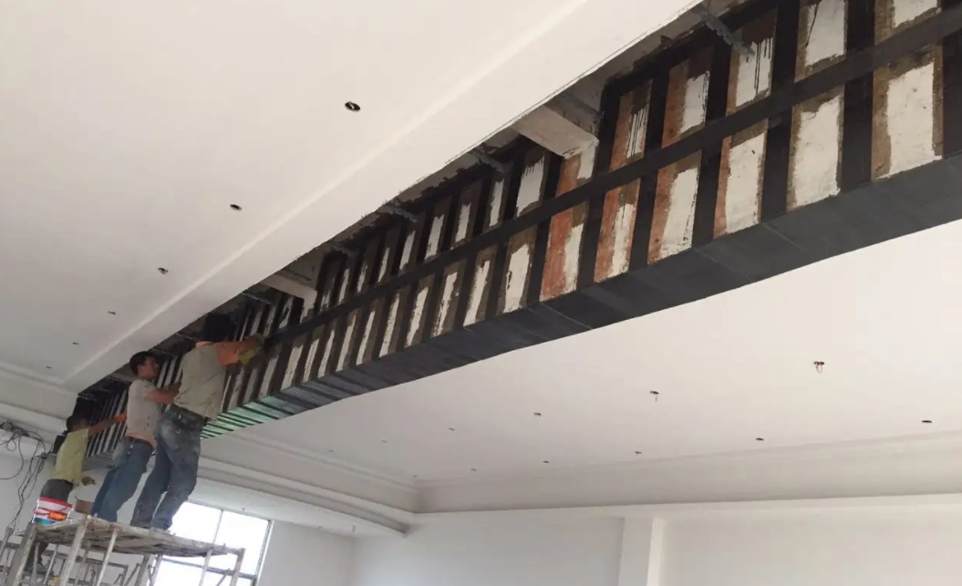 Carbon Fiber Reinforced Beams with Insufficient Bending Capacity