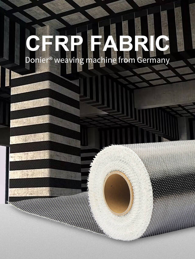 unidiretcional carbon fiber for column strengthening