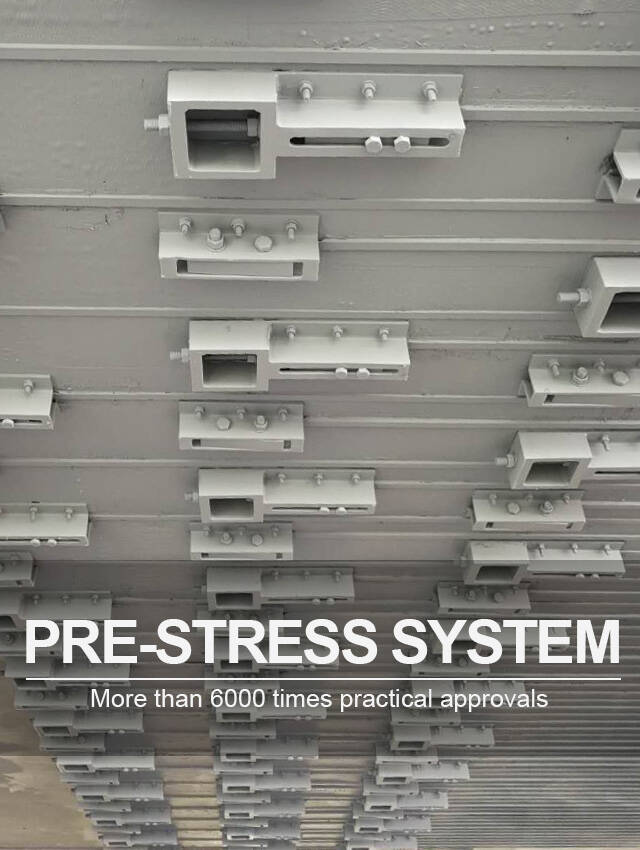 prestressed cfrp plate system
