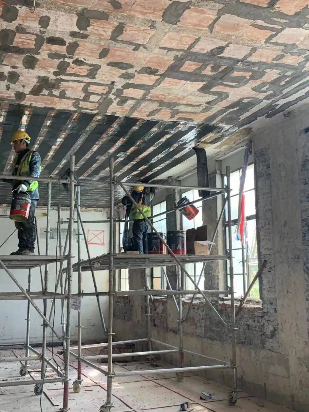 carbon fiber reinforced polymer strengthening