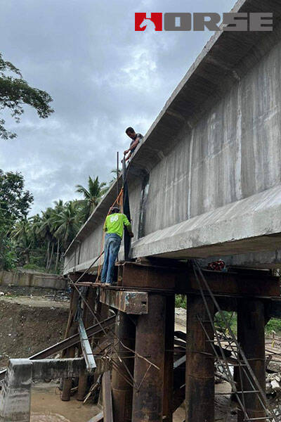 HM-30 CFRP on Joints of Girders at Mati-Maragusan Bridge