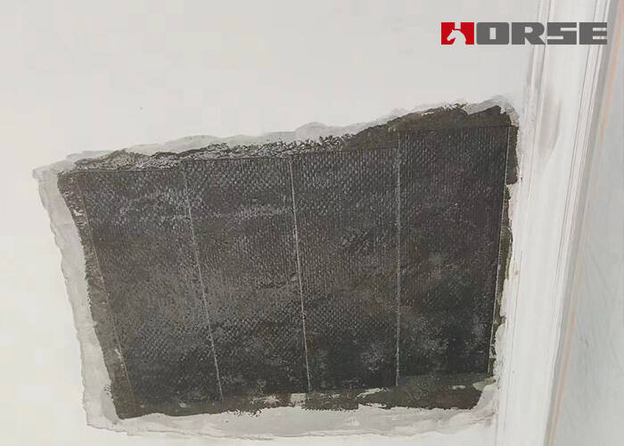carbon fiber for cracked roof repair