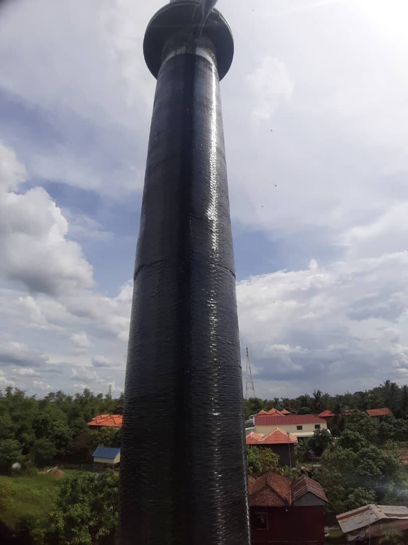 Steel Telecom Tower Repair using Carbon FRP