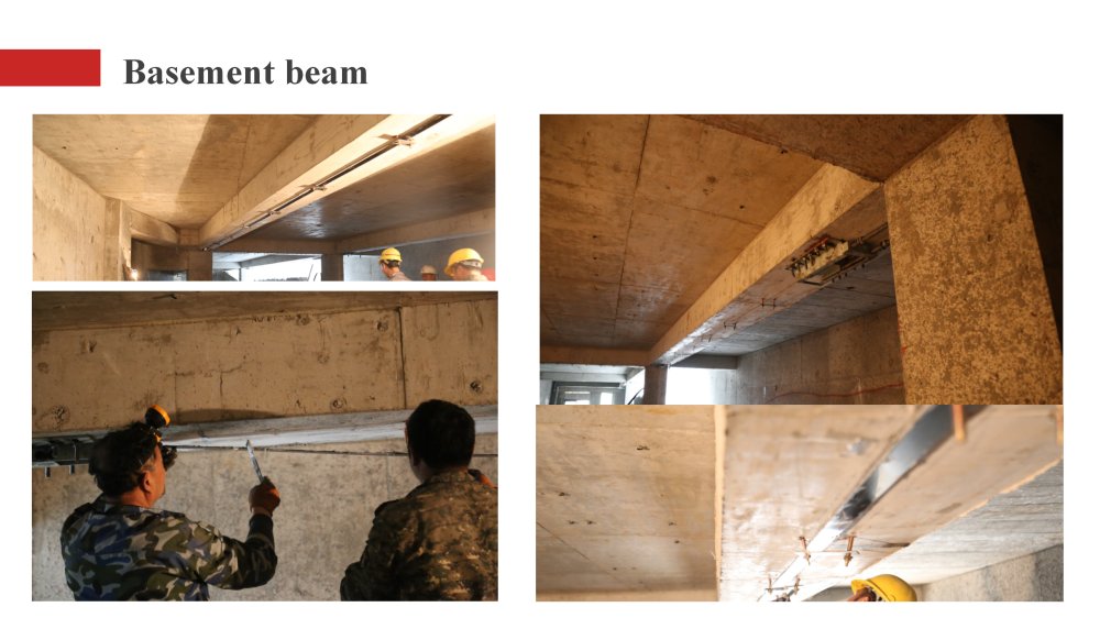 HM Post tension FRP System Beam Application
