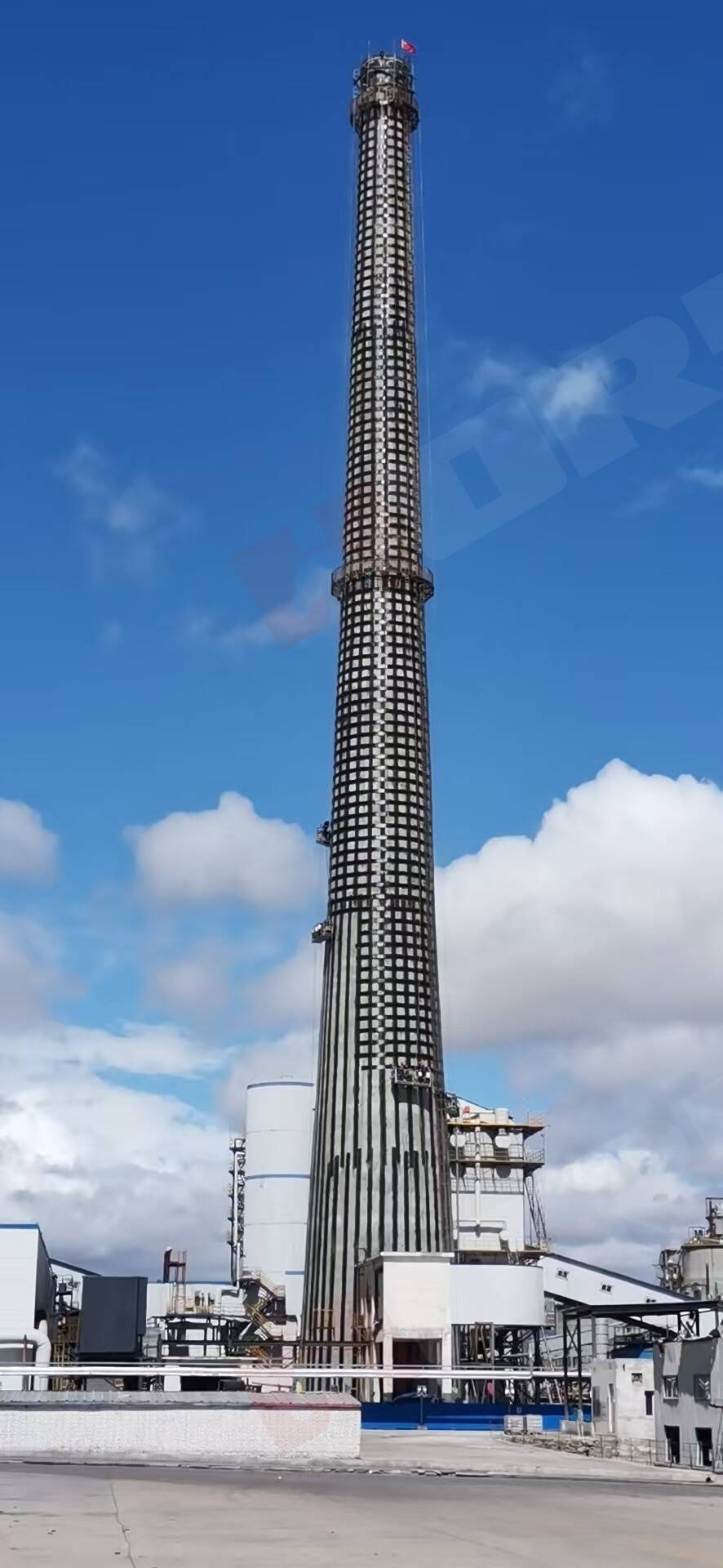 Carbon Fiber Strengthening RC Chimney