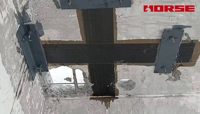 Slab with Openings Strengthened with CFRP Carbon Fiber