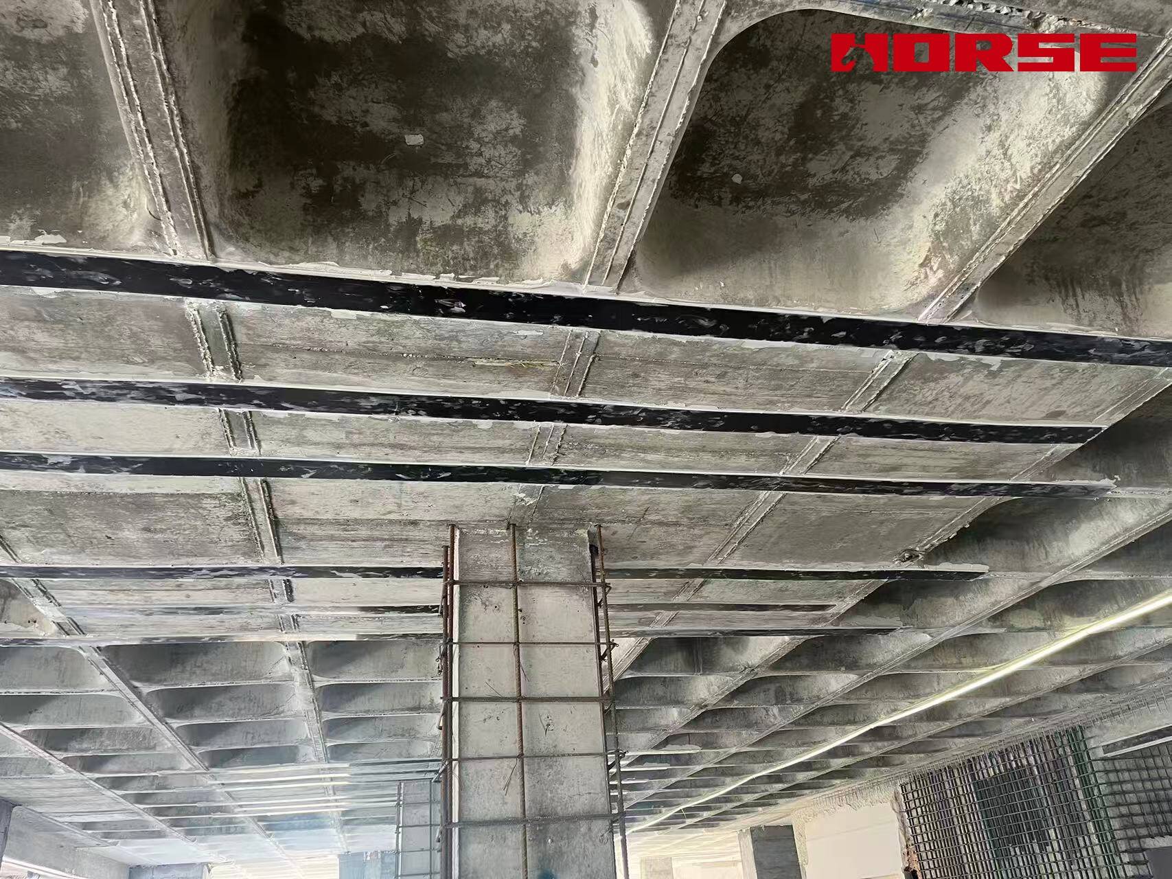 Reinforced Building with 1.4mm Carbon Fiber Plates Reinforced Building with 1.4mm Carbon Fiber Plates