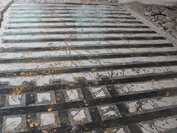 Load increase-carbon wrap strengthening slab