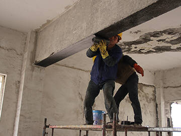 Load increase, CFRP strengthening, steel plate bonding 