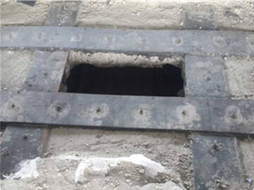 Strengthening of RC slabs with adhesively bonded steel plate