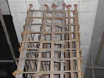 Column strengthening-Reinforced concrete pouring reinforcement