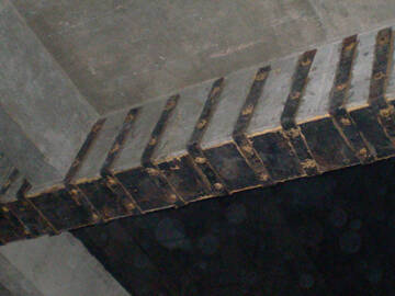 Structural strengthening of frame shear wall structure