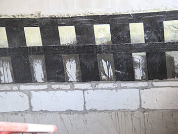 Reinforcement scheme for roof beam of underground garage by carbon fiber fabric