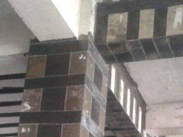 Retrofitting the weakened section of beam-column by carbon fiber fabric