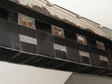 Reinforcement of frame beams and frame columns