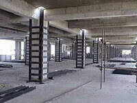 Concrete Structure Column Reinforcement Technique of a Underground Engineering