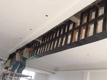 Carbon Fiber Reinforced Beams with Insufficient Bending Capacity