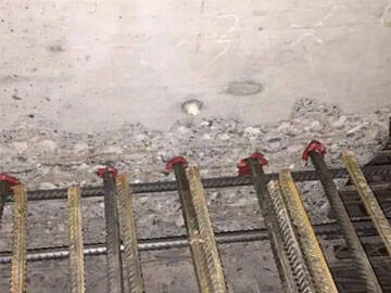 Reinforcement Process Of A Building And Precautions For Bar Planting Reinforcement