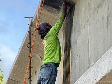 HM-30 CFRP on Joints of Girders at Mati-Maragusan Bridge