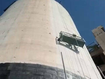 Carbon Fiber Reinforcement of a Concrete Tower in Turkey