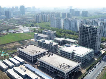 50,000㎡ Building, Structural Reinforcement, Column and Slab Retrofit Wth Carbon Fiber and Steel Bonding