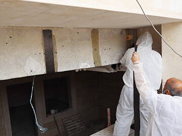 Strengthen and Reinforcement of Beams with HM-60 Carbon Fiber