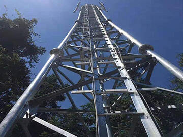 Steel Telecom Tower Repair using Carbon FRP in Thailand